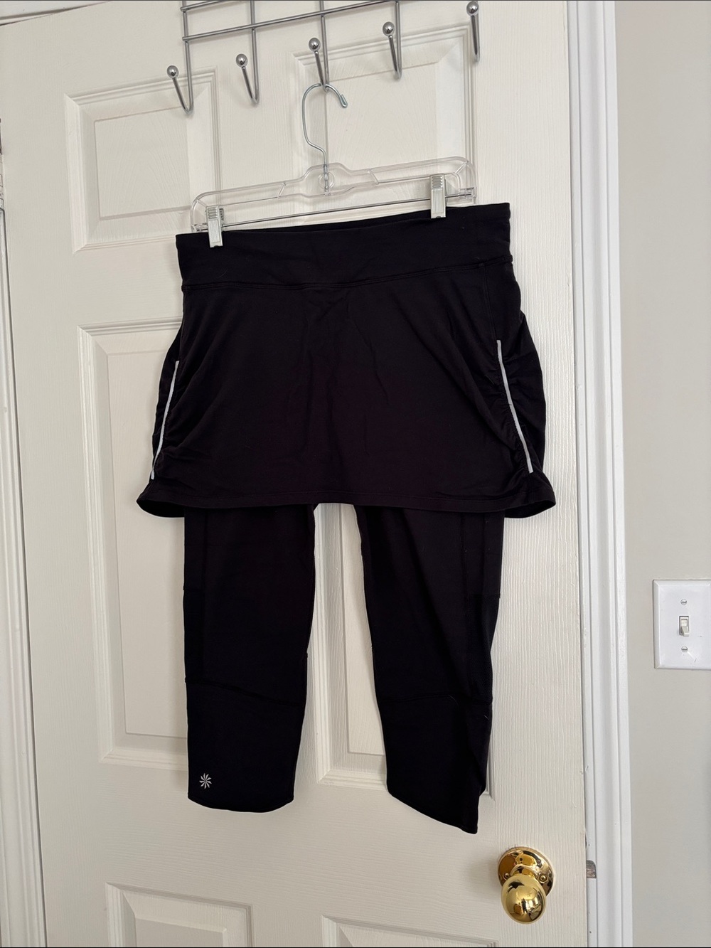 Athleta Black Skort with Capri Leggings